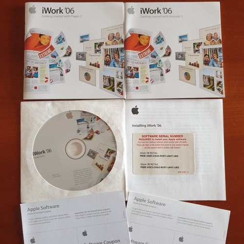 Iwork software apple per - '06,