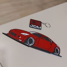Portachiavi Japan JDM + Wall Art Nissan 350 Z Personalizzato Stampa 3d 