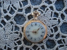 orologio monachina donna watch montre uhr reloj 18kt gold enamel and pearl?