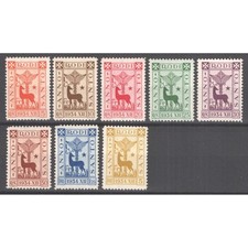 COLONIE EGEO 1935 ANNO SANTO 8 V. G.I MNH** CERT.