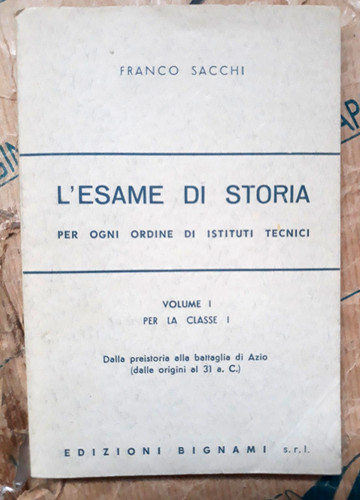 Esame storia vol 1 - l',