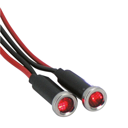 Spie diodo con lente rossa - diodo,