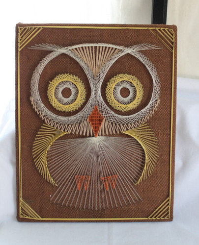 Vintage anni string art owl - 70,