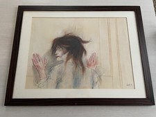 Giovanni Cappelli - Figura - 48,5x65,5 - Matita e Pastelli su Carta (+cornice)