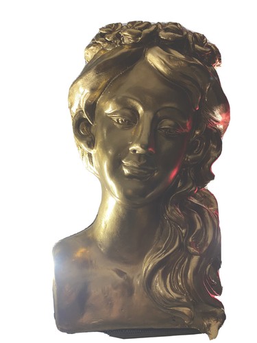 Statua scultura busto donna - scultura,