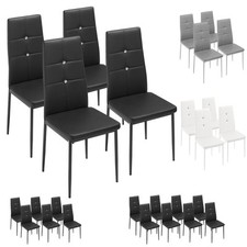 Set sedie sala pranzo acciaio