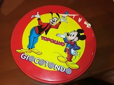 vecchia SCATOLA LATTA TOPOLINO
