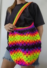 Borsa da mercato all'uncinetto