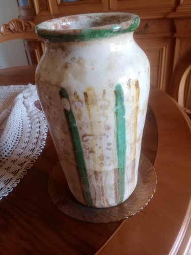 Vaso terracotta smaltato - vaso, di