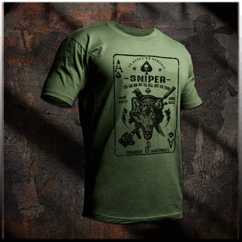 Sniper shirt military scout - t-shirt,