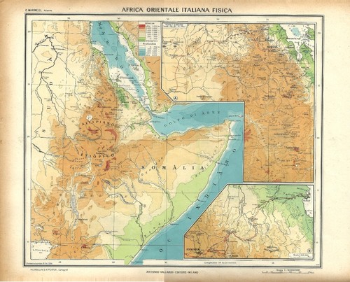 Carta geografica antica africa - geografica,