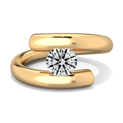 Anello design carato - di,