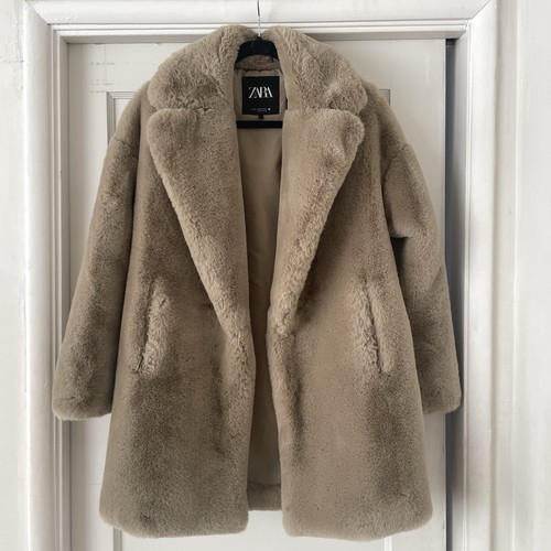 Zara cappotto teddy pelliccia - cappotto,