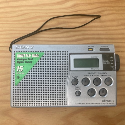 Sony icf m260 radio - am/fm,