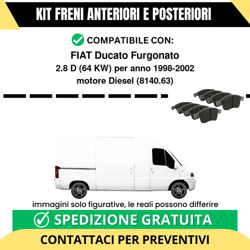 Pastiglie freno ant - ant, post