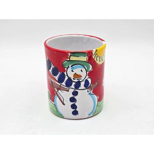 Tazza pupazzo neve sole - pupazzo, di