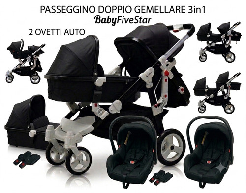 Passeggino carrozzina 3in1 - passeggino,