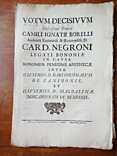 1690-Causa-BARTOLOMEO ZANIBONI e MADDALENA MOSCARDINI BENDINI-Bologna+