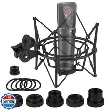 GEEKRIA per Creatori Microfono Supporto Shock Compatibile con Neumann U87, TLM1