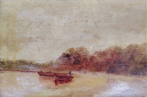 Huile sur bois le - sur,