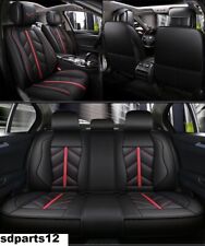 Per Opel Toyota VW Coprisedili Similpelle Nero Rosso Sportivi Fodere Set Nuovo