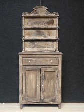 Credenza con Piattaia ,  san gregorio armeno , napoli , presepe 700 napoletano