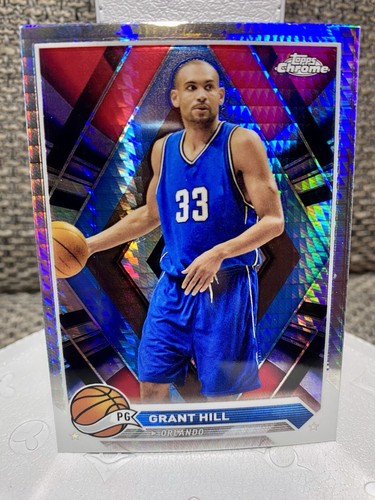 Topps chrome grant hill - topps,