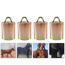  4pcs bovini campane mucca cavallo campane agricola animale a forti campane