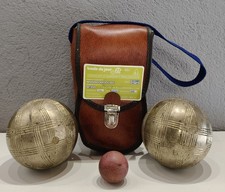 BOCCE PROFESSIONALI A11 BOULE DU JOUR CON ASTUCCIO IN PELLE