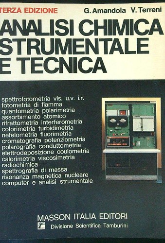 Analisi chimica strumentale - chimica, e