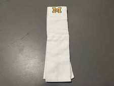 Asciugamano gioco esclusivo giocatore bianco Michigan Wolverines squadra emesso calcio