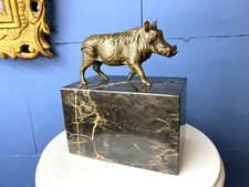 Scultura in bronzo Warthog art