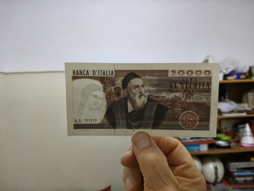 20000 lire tiziano decr - 20000,