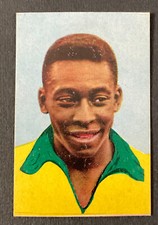 PELÈ, figurina n. 134 in cartoncino "Coppa Rimet 1966" Verbania - Mint