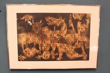 Baj Chez Picasso 2, Acquaforte e acquatinta di Enrico Baj, anni '70