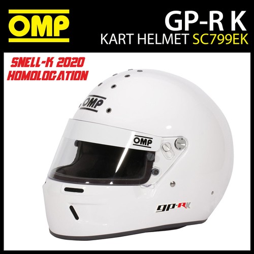 Casco karting omp k - gp-r, full