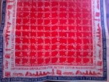 OUTLET-50% N.08 PANNI 100% COTONE STOFFA ROSSO BIANCO UNIVERSALE