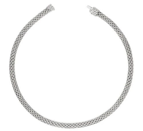 Necklace fope woman white - necklace,