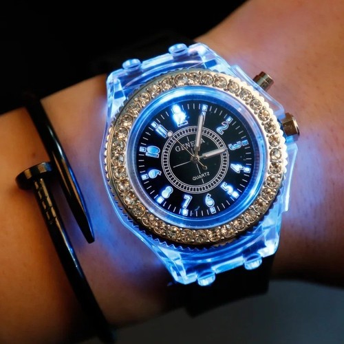 Orologi silicone luminoso luce - orologi,