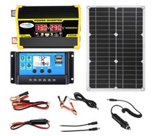 Kit Pannelli Solari Off-grid per casa e campeggio con inverter da 4000 W