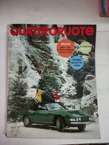 1968 quattroruote gennaio - quattroruote,