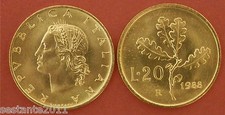 C9  ITALY  ITALIA REPUBBLICA ITALIANA   20 LIRE 1988   KM 97.2  FDC / UNC  