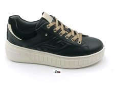 Scarpe donna Nero Giardini  I514200D sneakers sportive casual pelle Nero Nuove