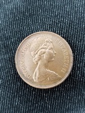 Moneta Rara da 2 penny del 1971 New Pence Elizabeth Rare Vintage