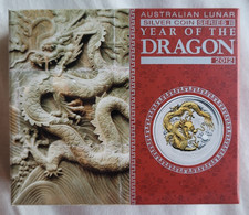 Australia - Lunar II - Year of the Dragon - 1 dollar - Silver - Proof - 2012