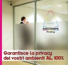 Pellicola Adesiva Protettiva Trasparente Sabbiato per Vetri 50 cm x 2 mt