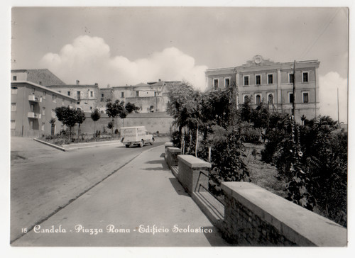 Cartolina candela piazza - ,