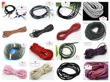 Filo Corda Pelle Gomma Cuoio o Caucciù scegli modello