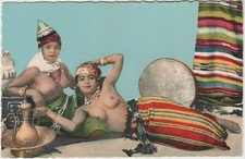 SCENES ET TYPES D'AFRIQUE DU NORD - BEAUTES MAURESQUES - WOMAN NAKED GIRL NUDO