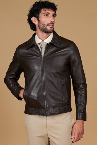 Giacca vera pelle - vera, marrone